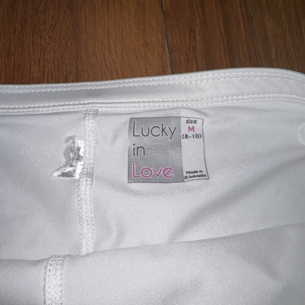 Lucky in Love Skort Skirt C'est La Vie Golf Tennis Pickleball Women's Size M - Picture 3 of 6